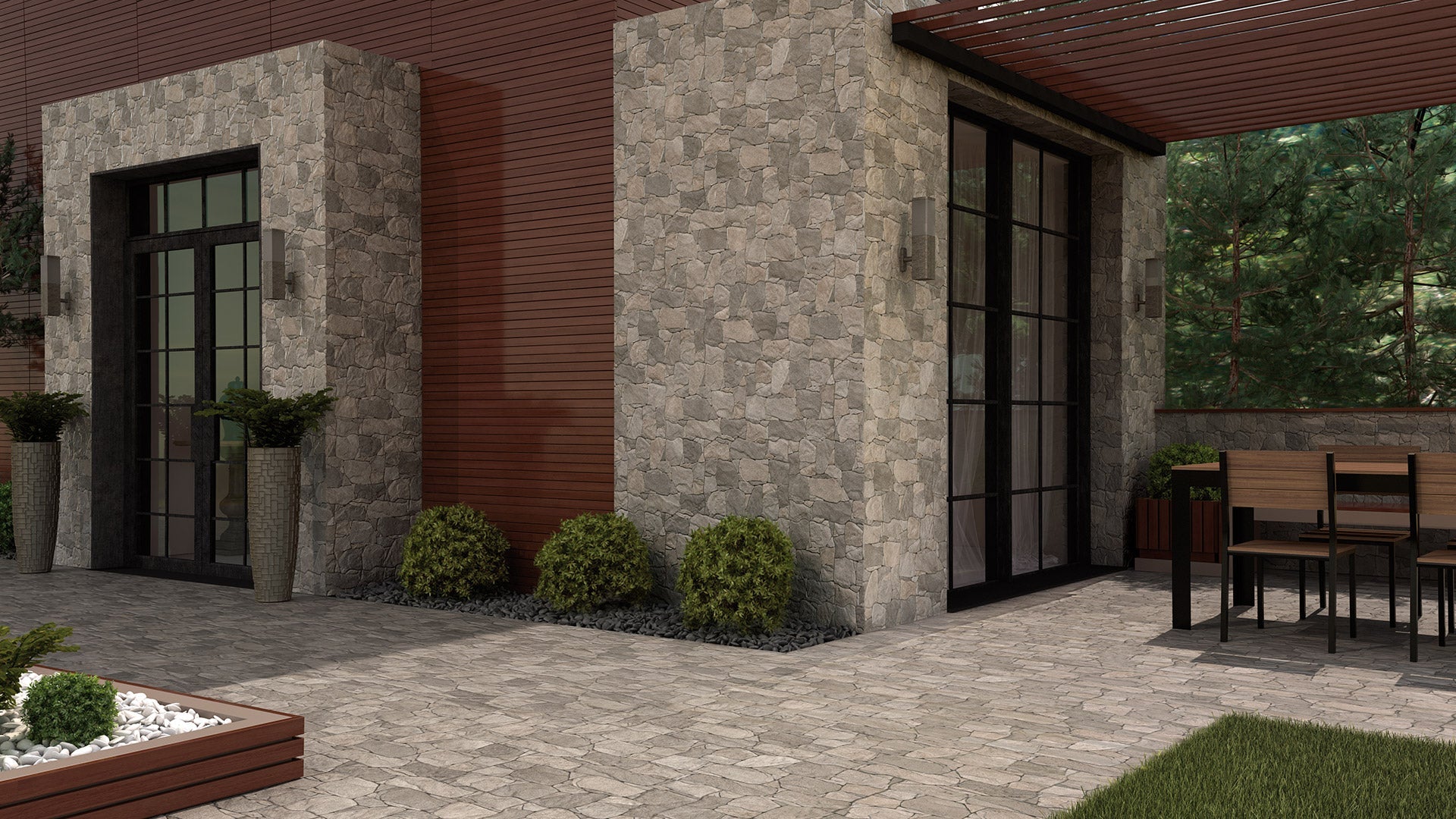 Front Façade Ideas: Creating Stunning Exteriors with Tiles